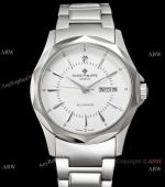 Newest Replica Patek Philippe Geneve 904L Stainless Steel White Dial Watch